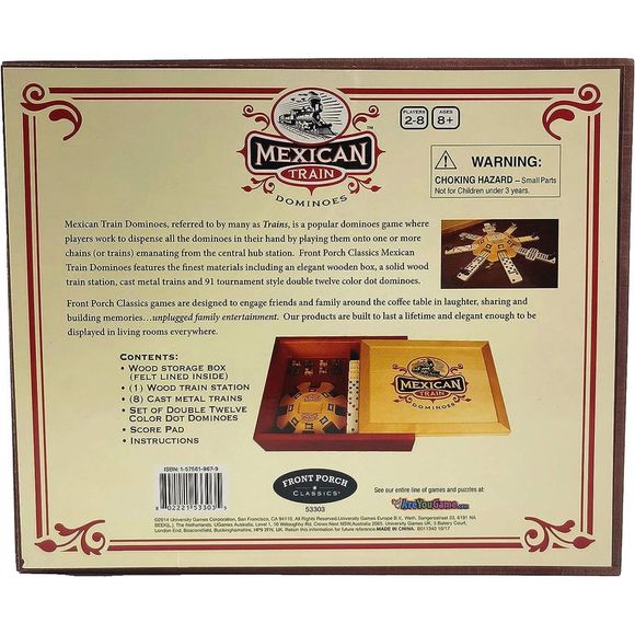 Mexican Train Dominoes | Front Porch Classics Edition - Picture 8 of 8